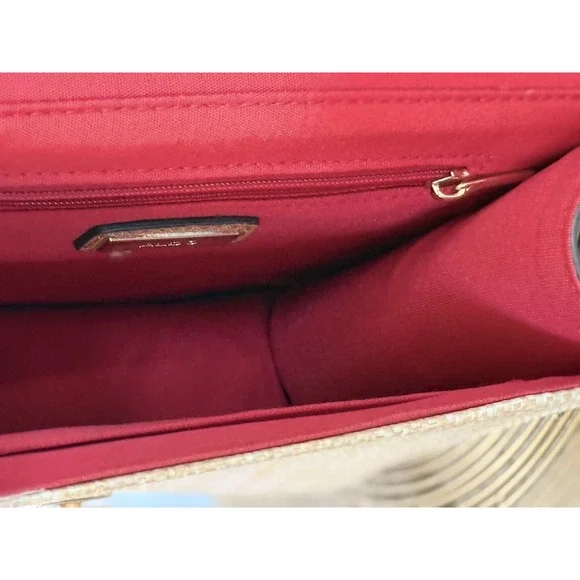 Cottagecore Aldo Boho Summer Crossbody Bag Embroider Orange Embroidered Happy - Picture 12 of 16